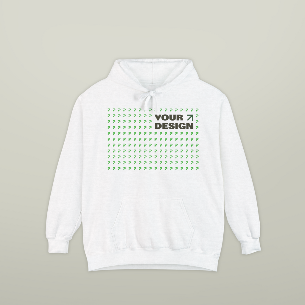 Heavyweight hoodie fabric detail